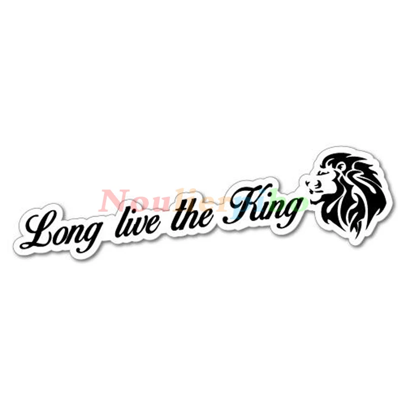 

Наклейки для ноутбука и мотоцикла с надписью «Long Live The King»