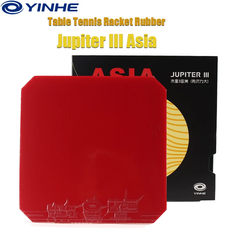 YINHE Jupiter III Asia Table Tennis Rubber with Sponge JUPITER 3 Sticky Ping Pong Rubber For Quick Attack with Loop Drive