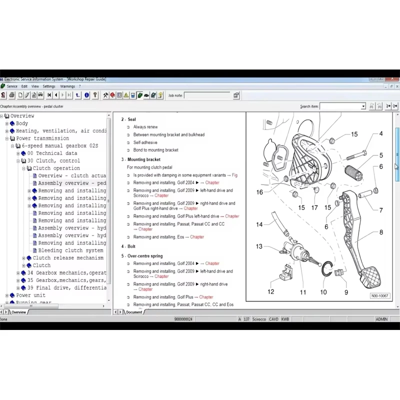 أحدث Etka 8.3 مع كتالوج أجزاء إلكترونية لمجموعة برامج الصيانة ELSAWIN 6.0، مناسب لـ V/W+AU/DI+SE/AT+SKO/D #3
