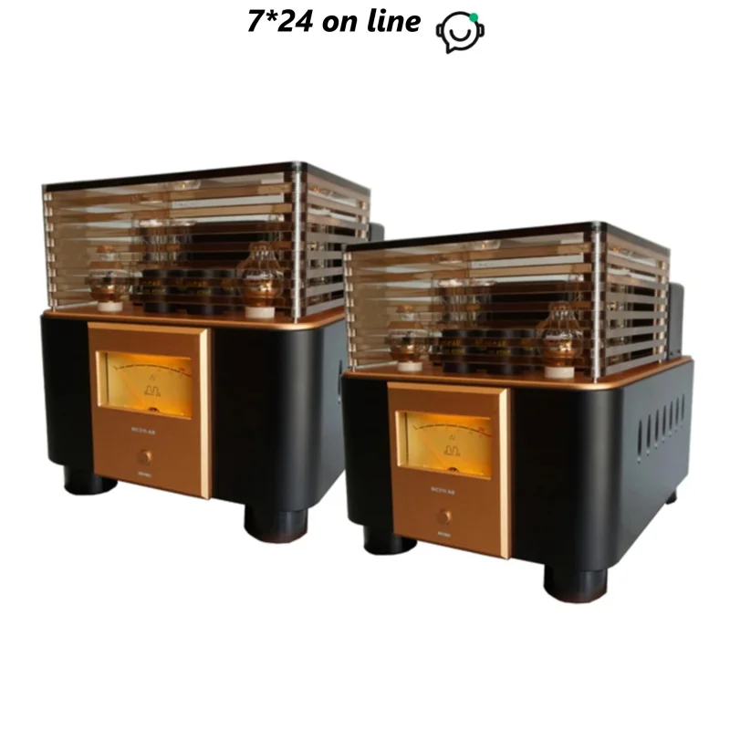 Meixing Mingda MC211-AS مونو فراغ مُضخّم صوت 6SN7 دفع 211 فئة AB1 مكبر كهربائي 100 واط 110 فولت/220 فولت (زوج)