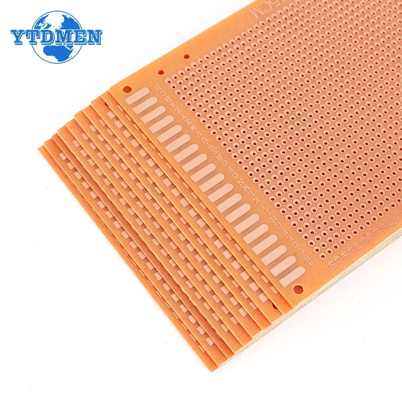 5/10pcs Universal Board Single Side Prototype PCB 9x15cm Yellow DIY Experimental Bakelite Copper Plate Circuirt Boards Kit