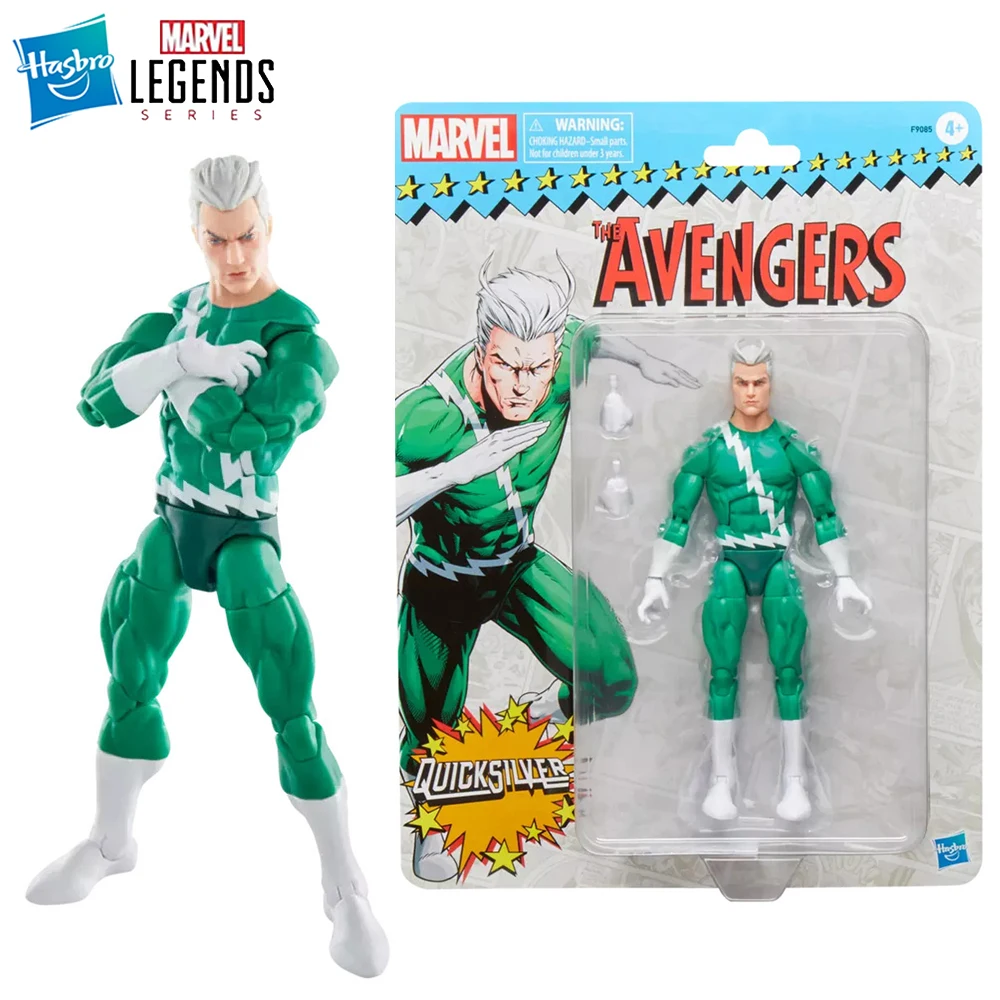 

Оригинальная новая серия Hasbro Marvel Legends Quicksilver 6-дюймовая Коллекционная аниме экшн-фигурка модели Подарочные игрушки