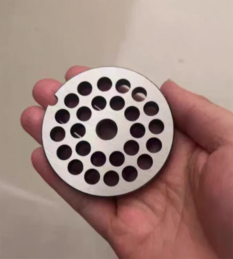 1pc Round Hole 32 Type Electric Meat Grinder Orifice Plate Meat Grinder Blade Orifice Plate Meat Outlet Sieve Plate 32 #
