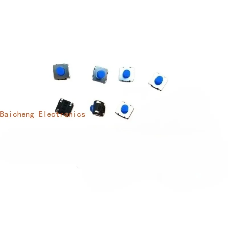 100PCS Waterproof dust touch button micro movement soft silicone head switch 6 * 6 * 5 internal patch 4-pin 350g