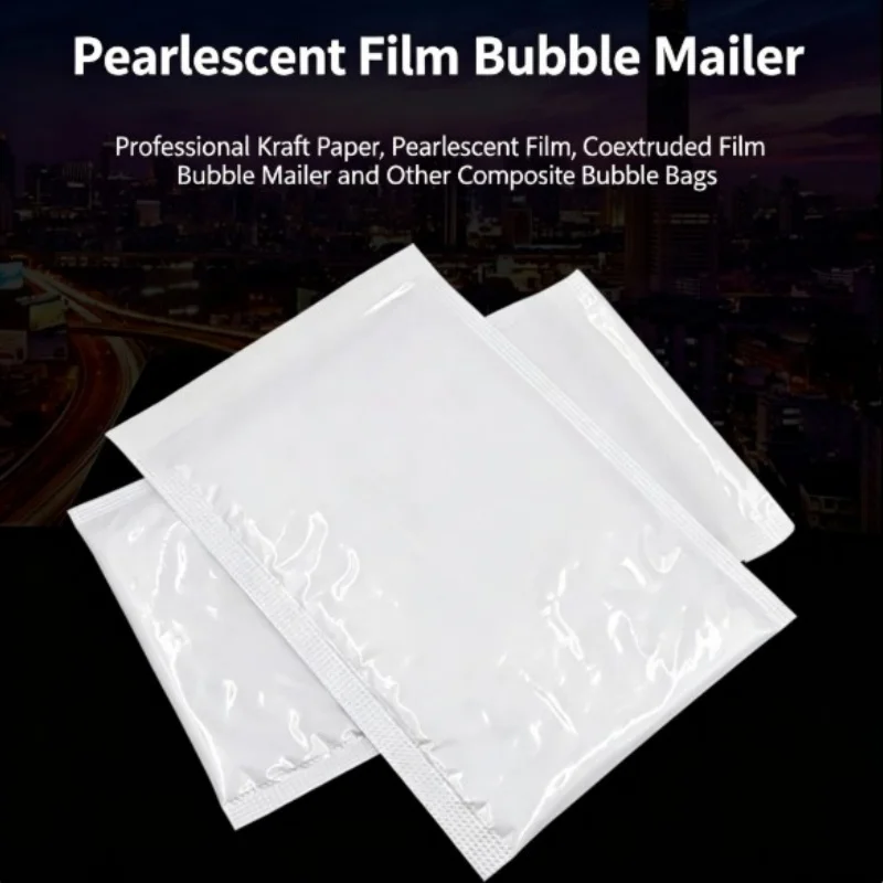100pcs White Bubble Mail Bag Bubble Pad Mailing Envelope Waterproof And Shockproof Packaging Bag Self Sealing Transport Bag