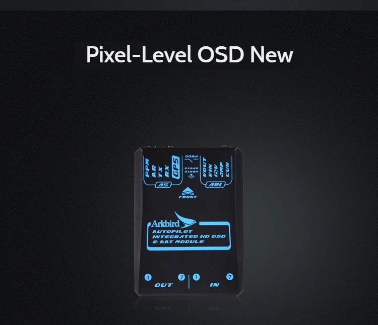 ARKBIRD Controle de Voo de Asa Fixa, FPV, OSD Chinês Integrado, AT, Compatível com Óculos DJI, Aeronave Crossover, 2.0