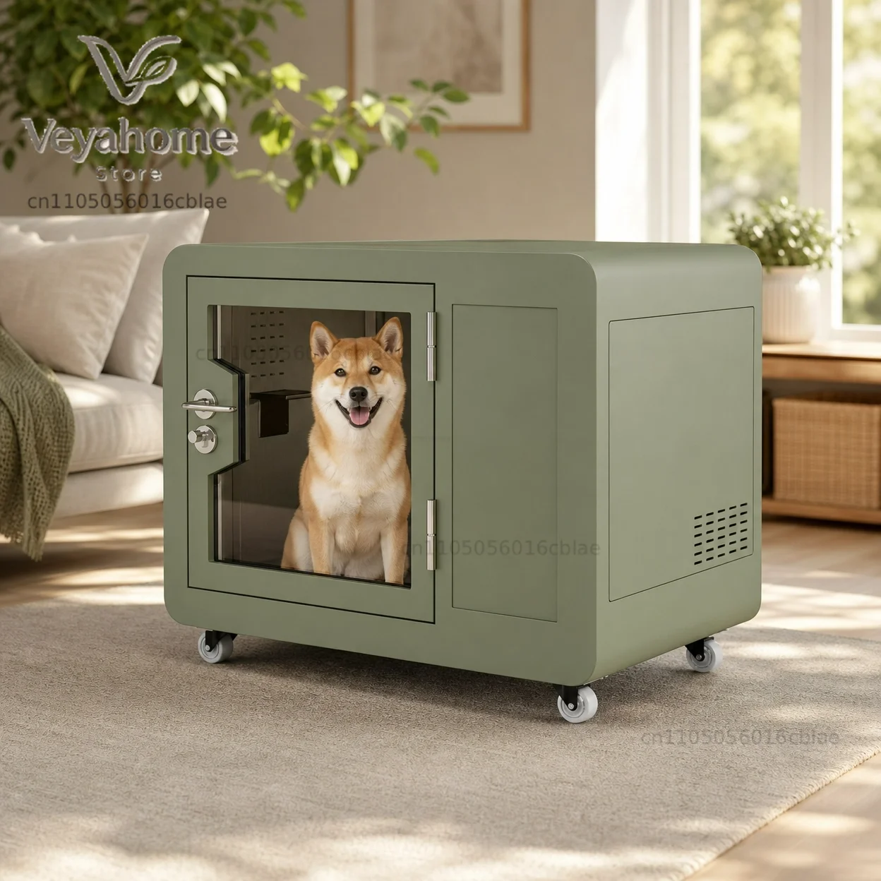 Customizable size soundproof pet cabin aluminum frame ventilated quiet cabin suitable for dogs and cats indoor lounge