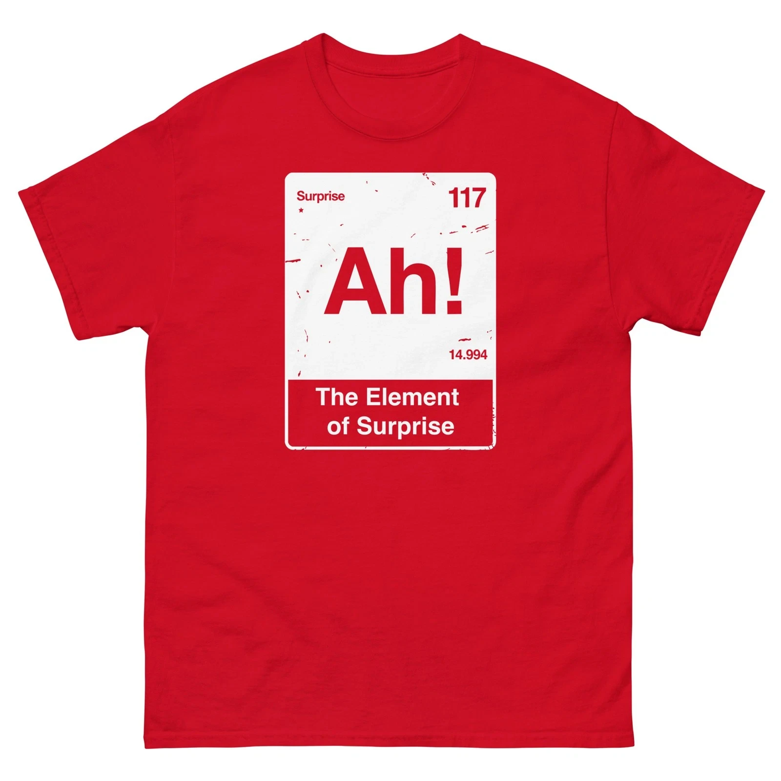 AH! The Element of Surprise Tee T Shirt PROJECT HAIL MARY Graphic Printing High-end Luxury Unisex Style Both of Men and Women