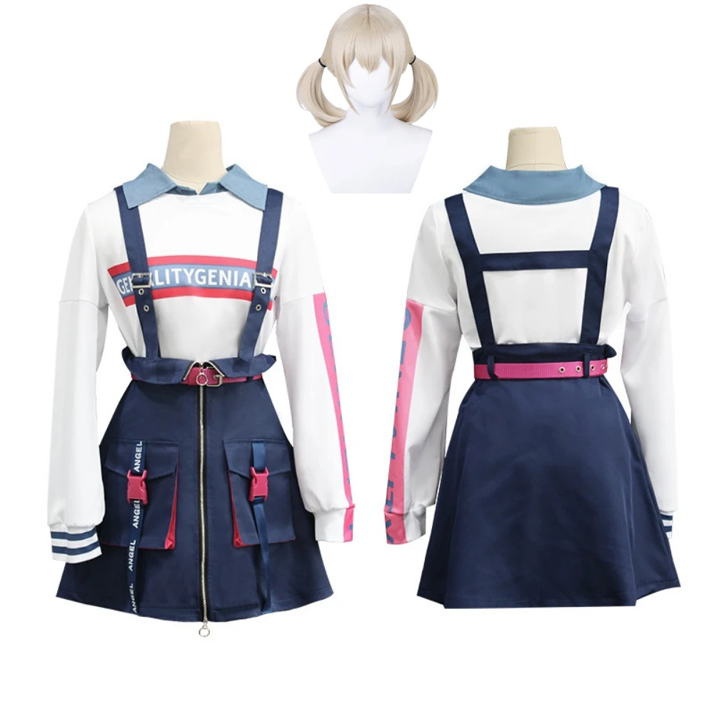 

Game Azusawa Kohane Cosplay Costume Stage Disguise Tops Skirt Full Set Women Uniform Halloween Carnival Party Clothes Role Play