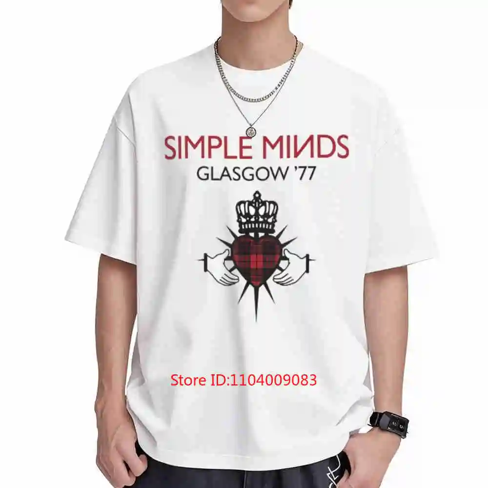 Simple Minds Short Sleeve Tee 100% Cotton T-Shirt