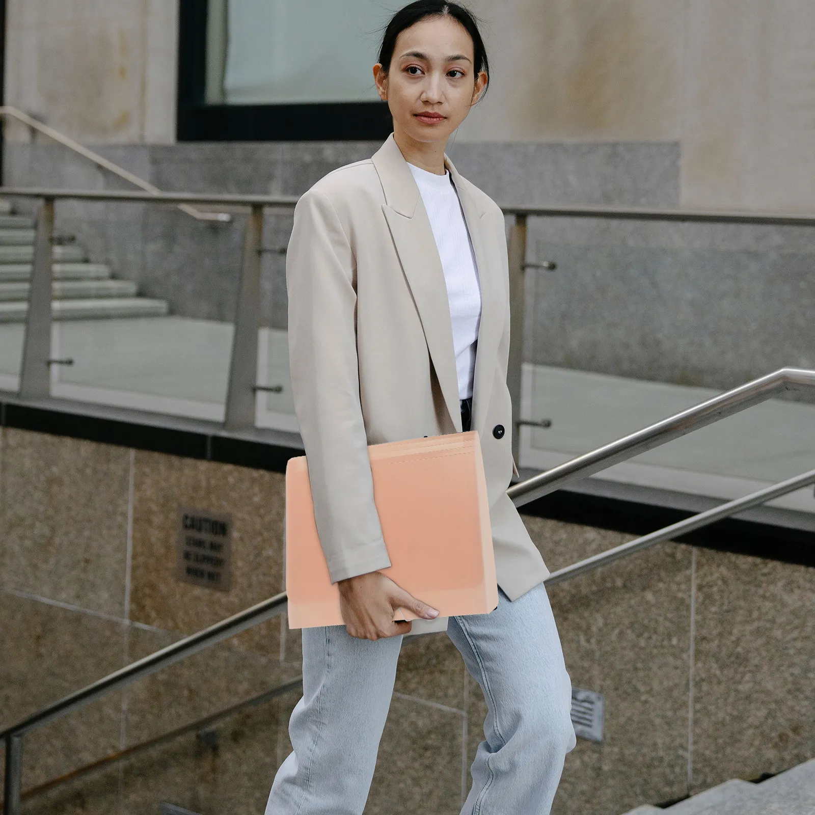 

Accordion File Folder Expanding Plastic Folder Organizer Portable Multi Pocket Large Capacity Document Receipt Sorting File