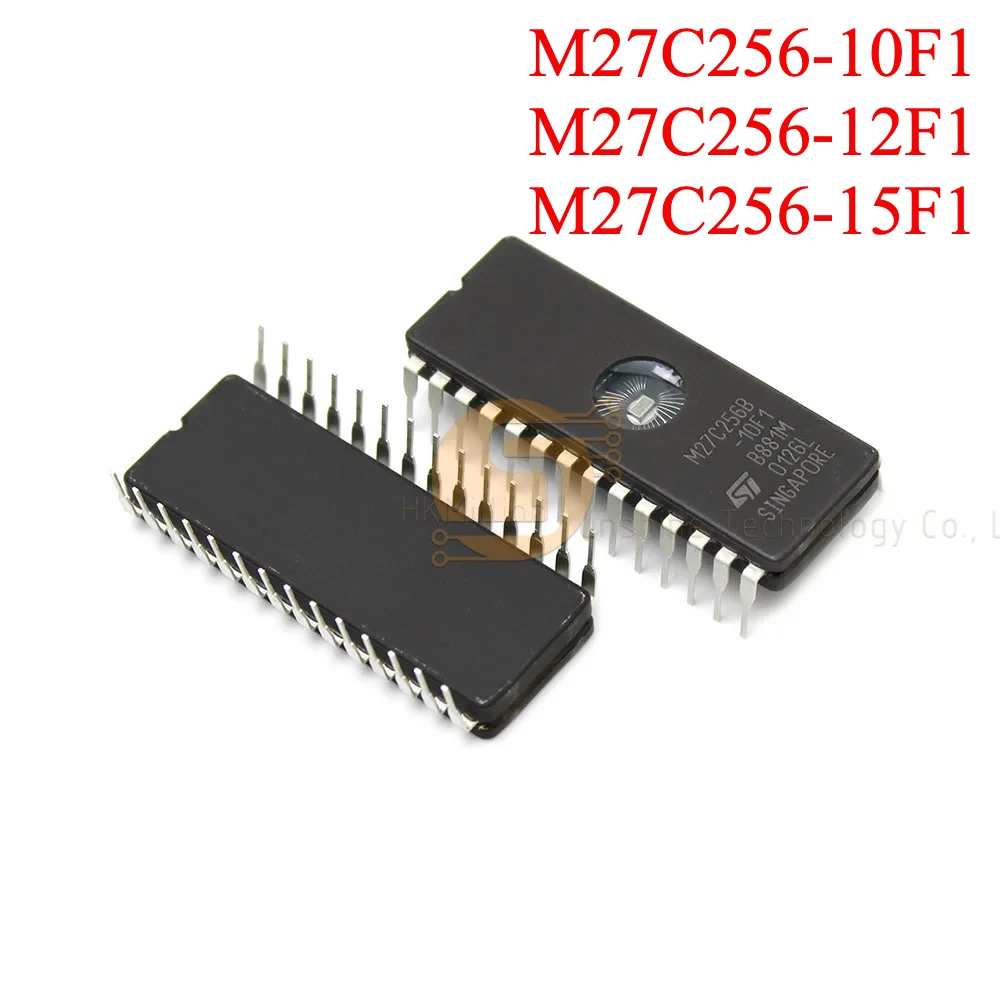 5PCS-10PCS M27C256B-10F1 M27C256-12F1 M27C256-15F1 M27C256-10F1 M27C256 27C256 M27C256B DIP28 IC EPROM UV 256KBIT Speicherchips