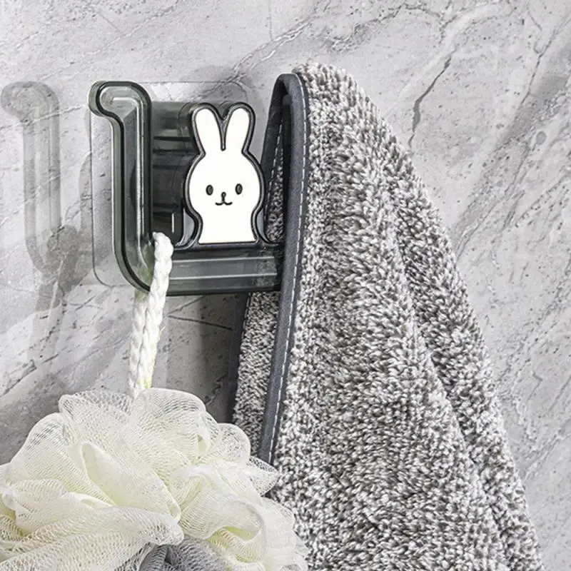 Cute Slipper Rack 8.3*4.5*7.5cm Storage Cute Bathroom Wall-mounted Hook Up Slipper Rack Punch-free Installation