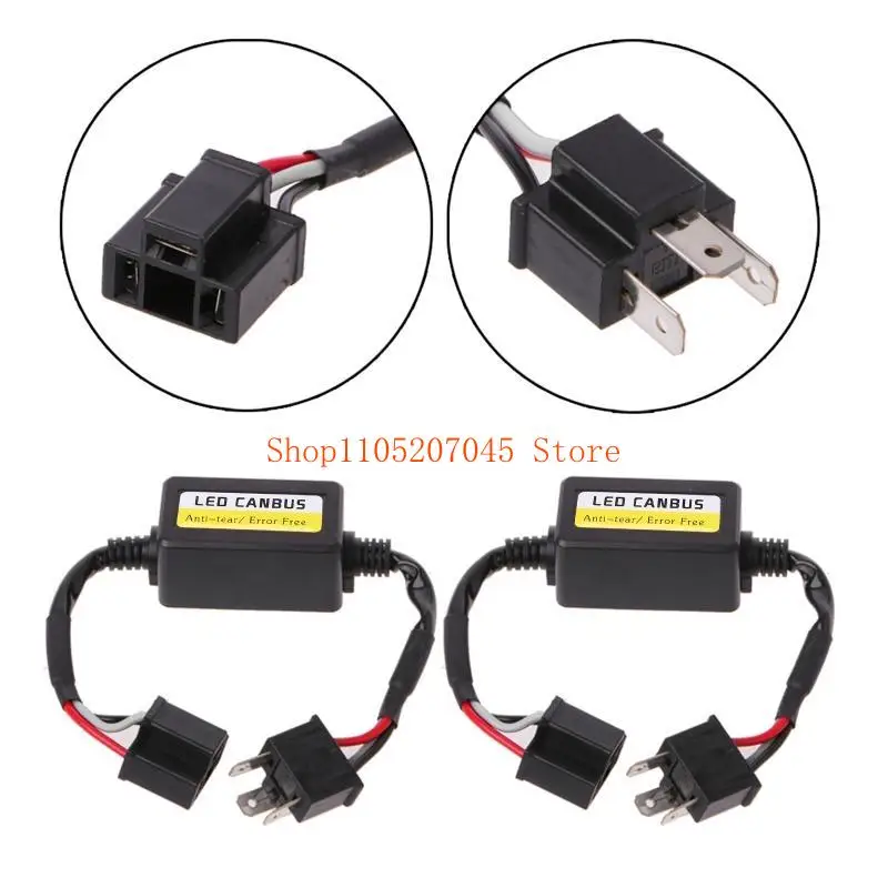 37cd 2Pcs LED Bulb Resistor Canbus Error Canceller Error Resistor for Car Fog Lamp Light