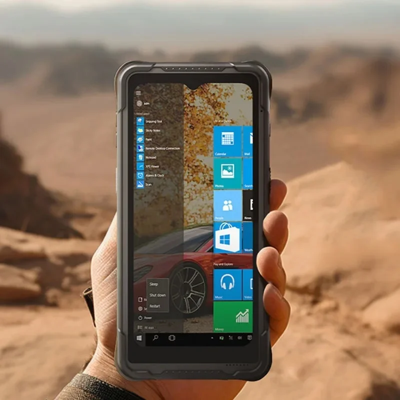 Rugged Windows PDA 6.5-Inch Handheld Terminal Intel N5100 8G RAM 128G ROM 4G Lte Wifi Bluetooth 2D Scanner Mini Rugged Tablet