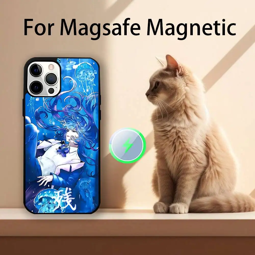 ألبوم Ado Kyogen X Uta لهاتف IPhone 17,16,15,14,13,12,11,Pro,Max,Plus,Mini,SE4,E غطاء حماية مغناطيسي