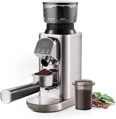 Molinillo automático de granos de café, nivel de molienda, cafetería