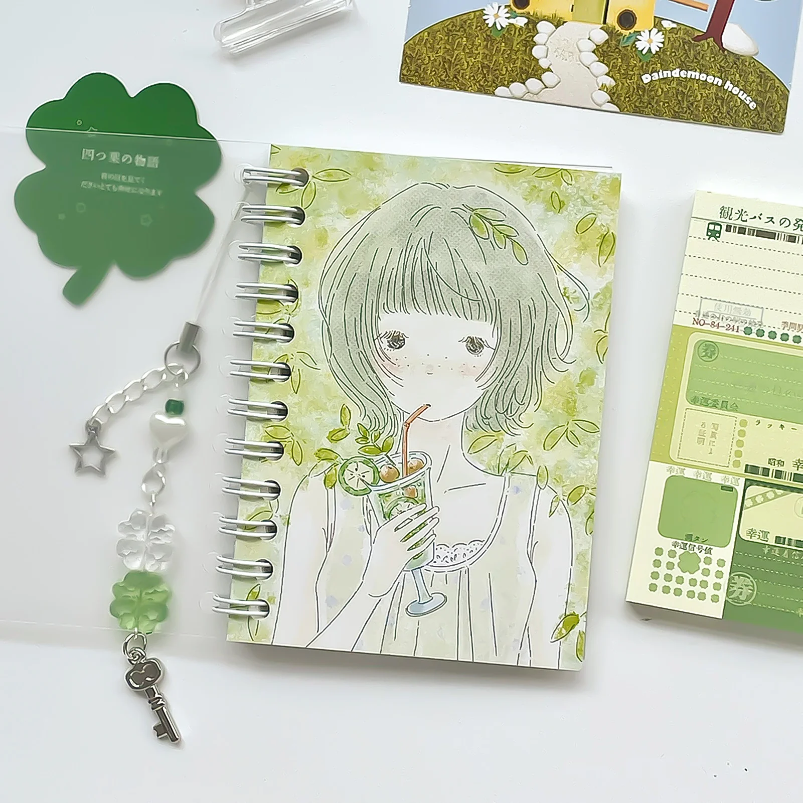 DIY Crafting Double Sided Tape Kawaii Stationery Adhesive for Scrapbooking Journaling Cute Decorative PET Glue Roll