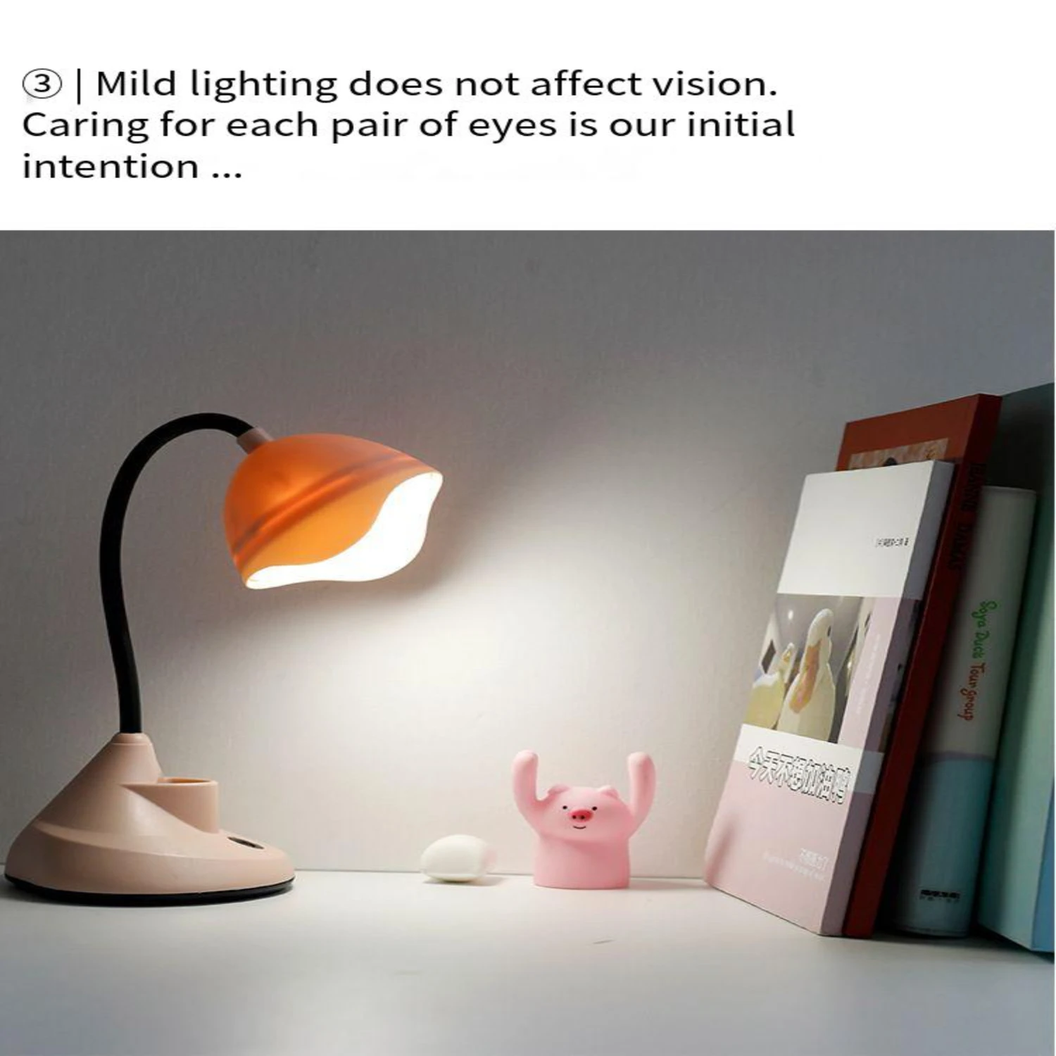 New Energy-saving Rechargeable Eye-Protection Desk Lamp for Enhanced Student dorm Room Bedroom Reading and Learning Experience