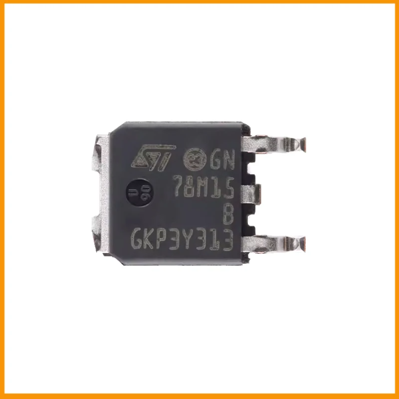 50Pcs/Lo New Original  L78M15ABDT-TR  L78M15  Linear Voltage Regulator IC Positive Fixed 1 Output 500mA DPAK