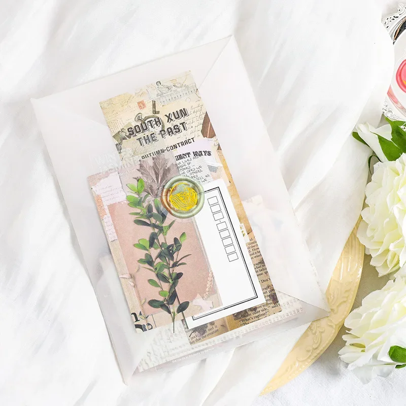 Journamm 40pcs/pack Waterproof PVC Droping Fire Lacquer Stickers DIY Scrapbooking Decor Envelope Creative Sticker Stationery