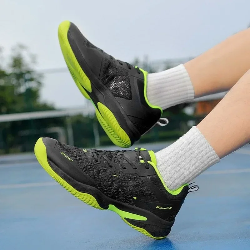Best Selling Men Tennis Shoe Anti-Slip Badminton Sneakers Man Light Weight Indoor Court Shoe Breathable Table Tennis Shoes Men