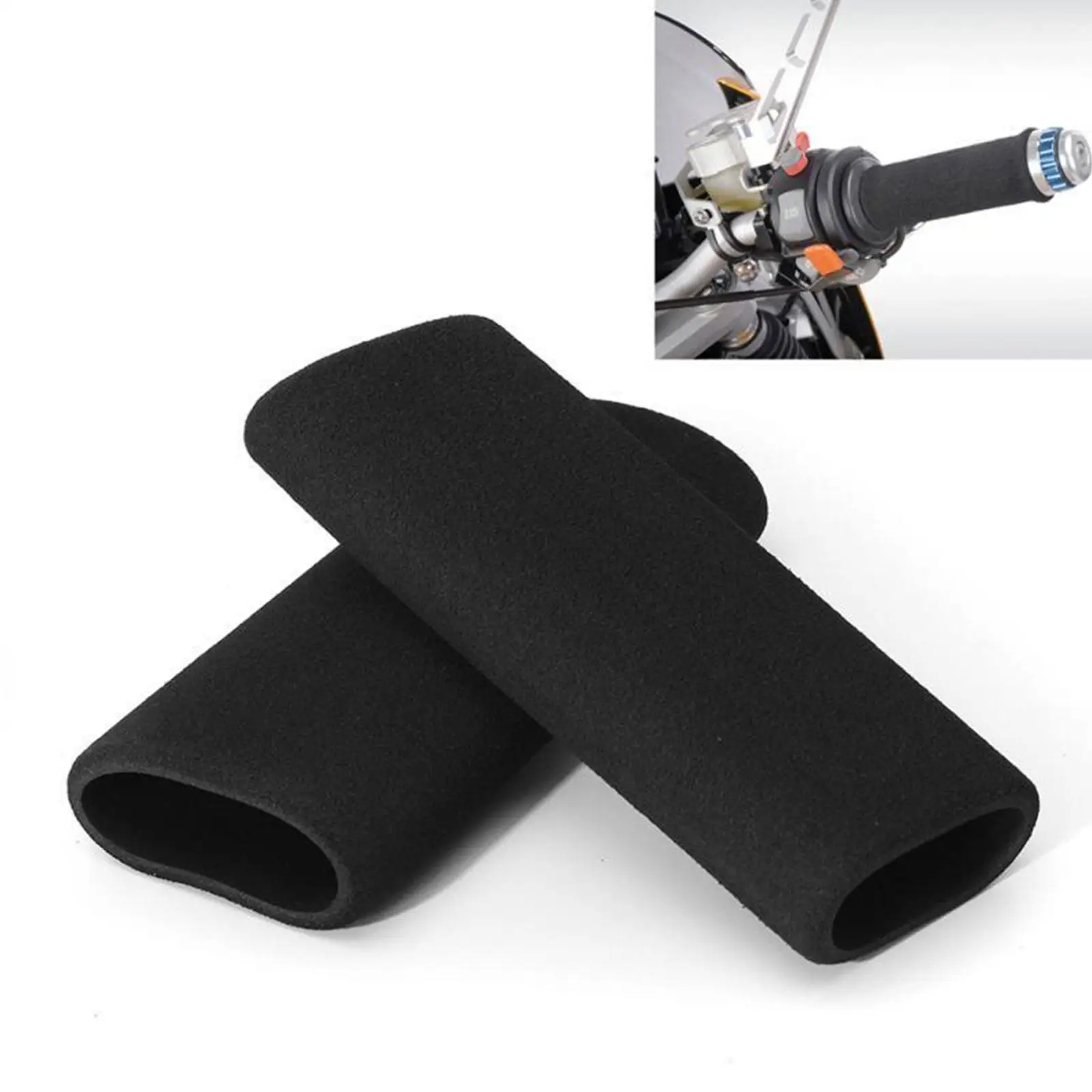 For BMW R1250GS R1200GS LC ADV F750GS F850GS F900R Motorcycle Universal Heat Shrinkable Grip Cover  Rubber Grip Glove