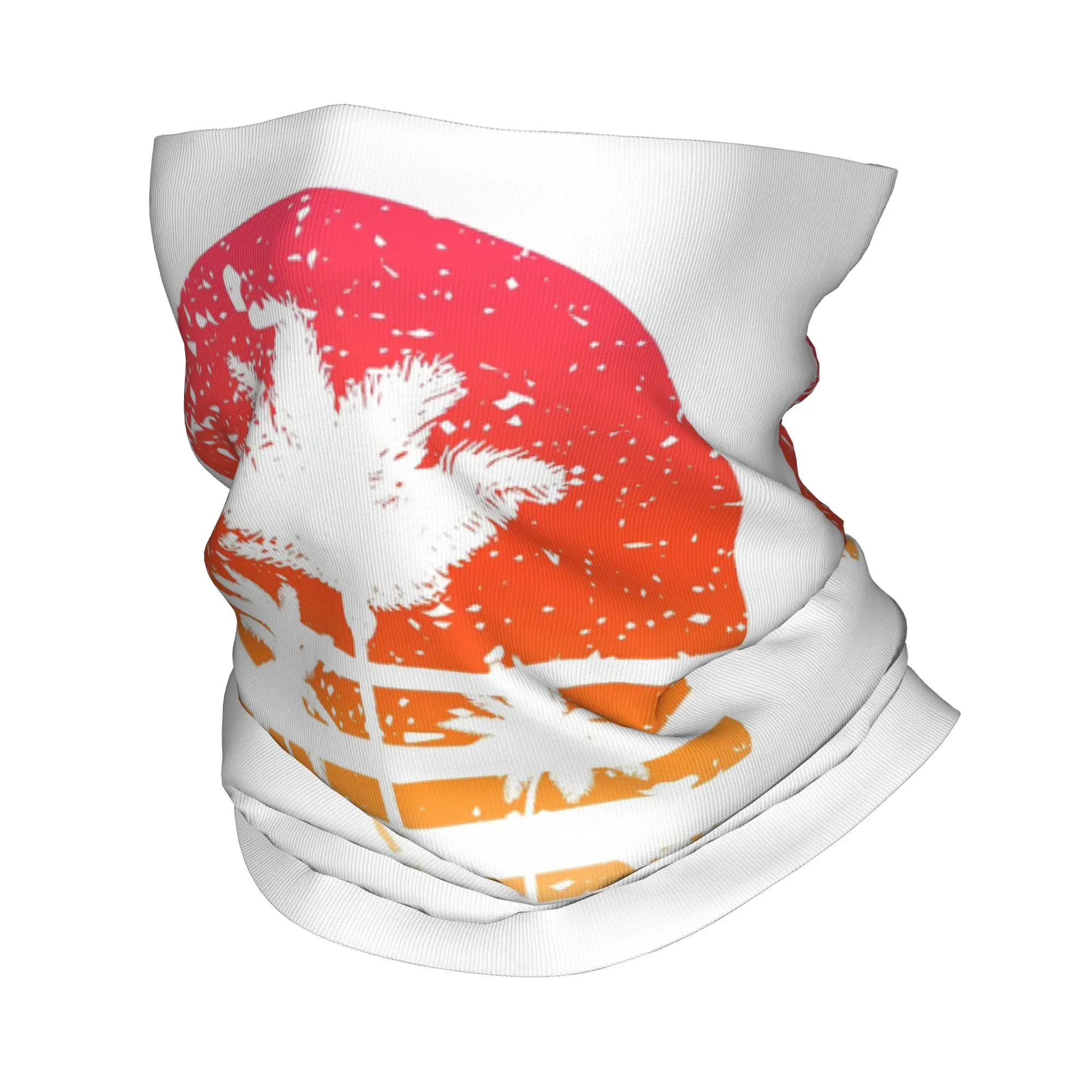 Summer Sunset Palm Tree Beach Ocean Artistic Paradise Bandana Neck Gaiter Printed Wrap Scarf Headband Cycling For Men Women