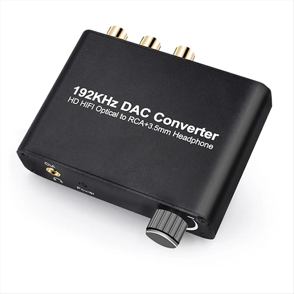 ▶✔▃AC699-192 Khz HD HIFI Coaxial Optical to Analog R/L Audio 3.5mm Jack Audio Decoder with Volume Control Converter