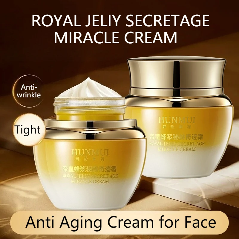 

Royal Jelly SECRETAGE MIRACLE CREAM Эстафекция Премисно уменьшает морщины и укрепляет кожу, интенсивное увлажнение для зрелой кожи