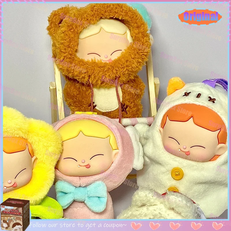 

ToyCity MIKA My Little Childhood Series Виниловое лицо Плюшевая глухая коробка Kawaii Сюрприз Фигурка Таинственная модель игрушки для детей