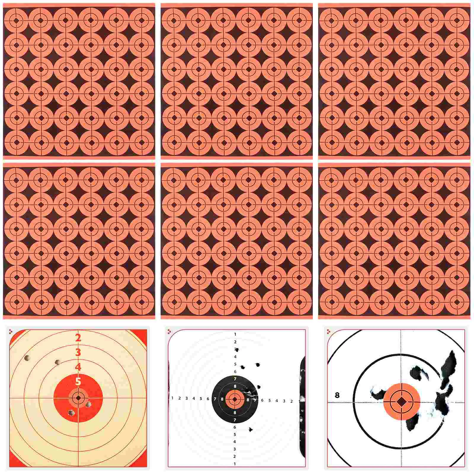 360 Pcs Shooting Paper Self Adhesive Practice Patch Sticker Label Circle Decal Archery Targets Sports Practical