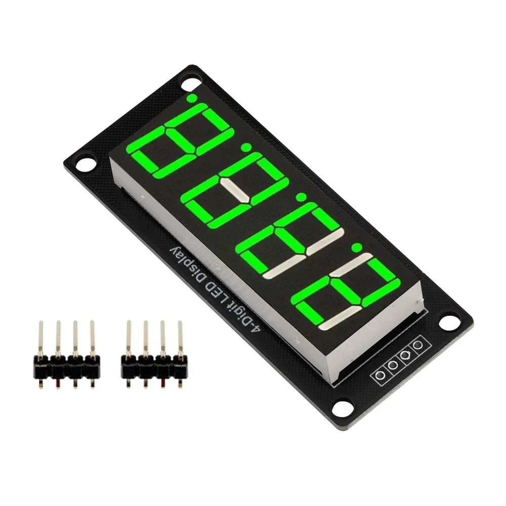 0.56 Inch Tm1637 Led Display Module 4 Cijferige Led Indicator Voor Arduino Diy Rood Groen Blauw Geel Wit Met Klokmodule