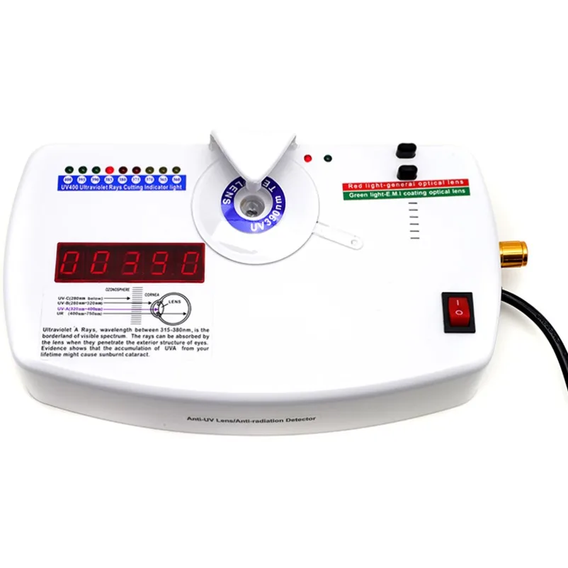 UV400 Tester Glasses Lens UV Inspection Instrument Precision Lens UV Measuring Device