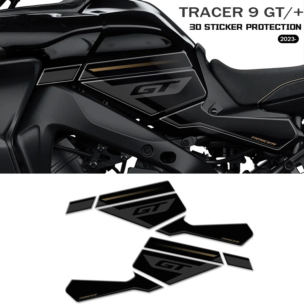 

Аксессуары Tracer 9GT, украшение для топливного бака мотоцикла, 3D наклейки из смолы для Tracer 9 GT/+ 2023, защита бака
