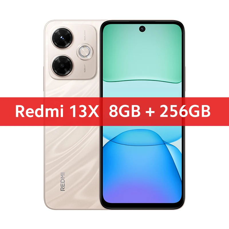 Xiaomi Redmi 13X Smartphone Global Version MTK Helio G91 Ultra 108MP super clear camera 6.79" FHD+ display 33W fast charging