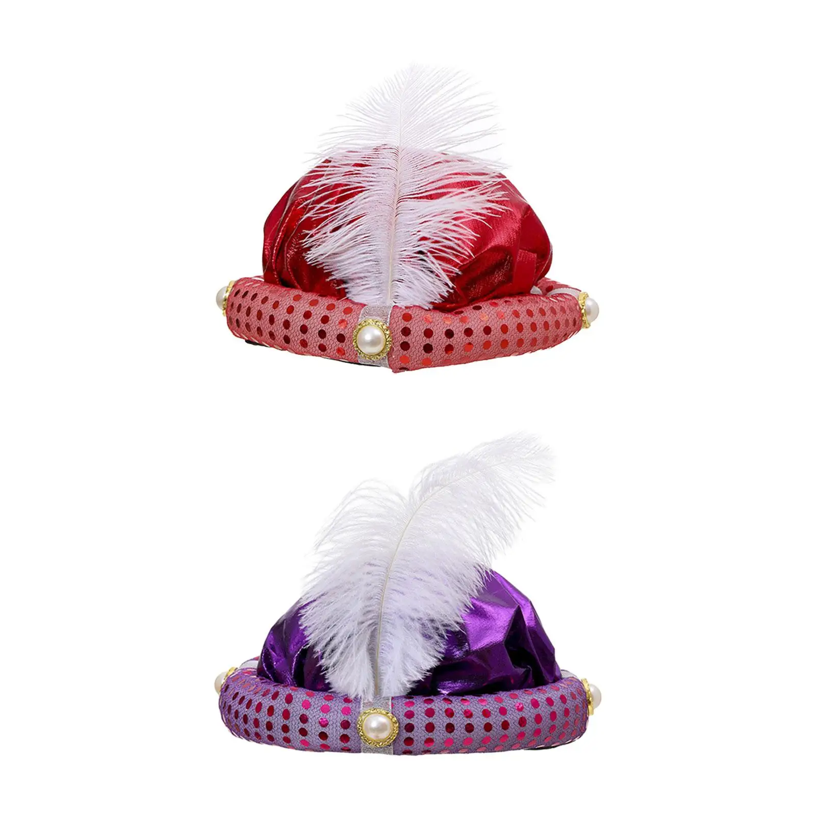 Exquisite Indian Sultan Turban Hats - Elegant Headwear for Cultural Events