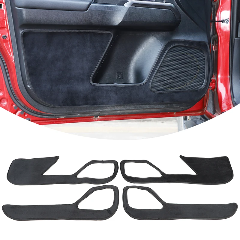 

4piece set Velvet Black For Toyota Tacoma 2016-2022 car door anti-dirty mat car interior protection modification accessories