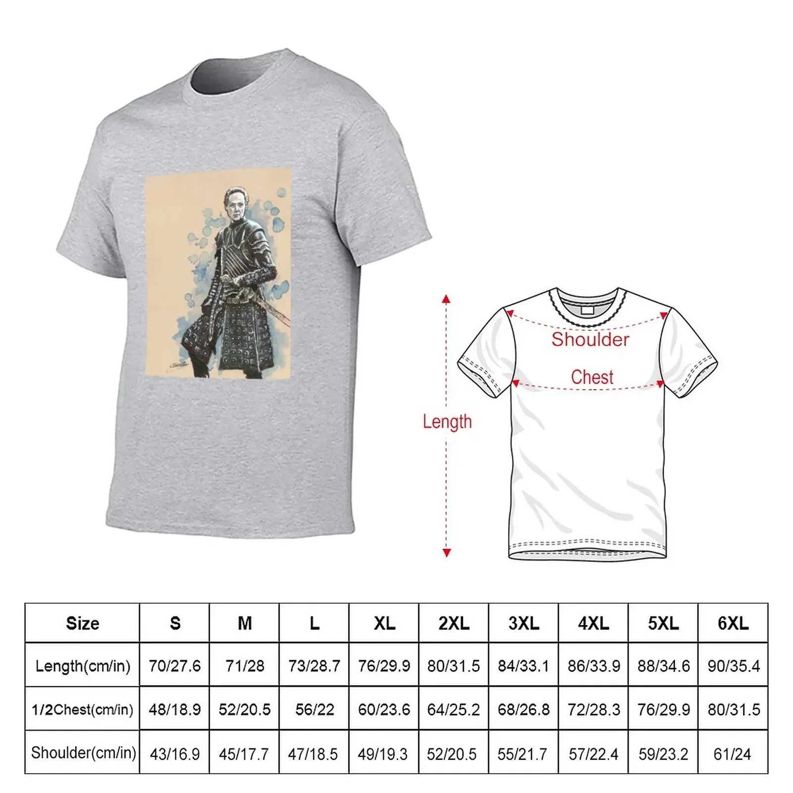 Warrior T-Shirt hippie clothes plain Men's t shirts