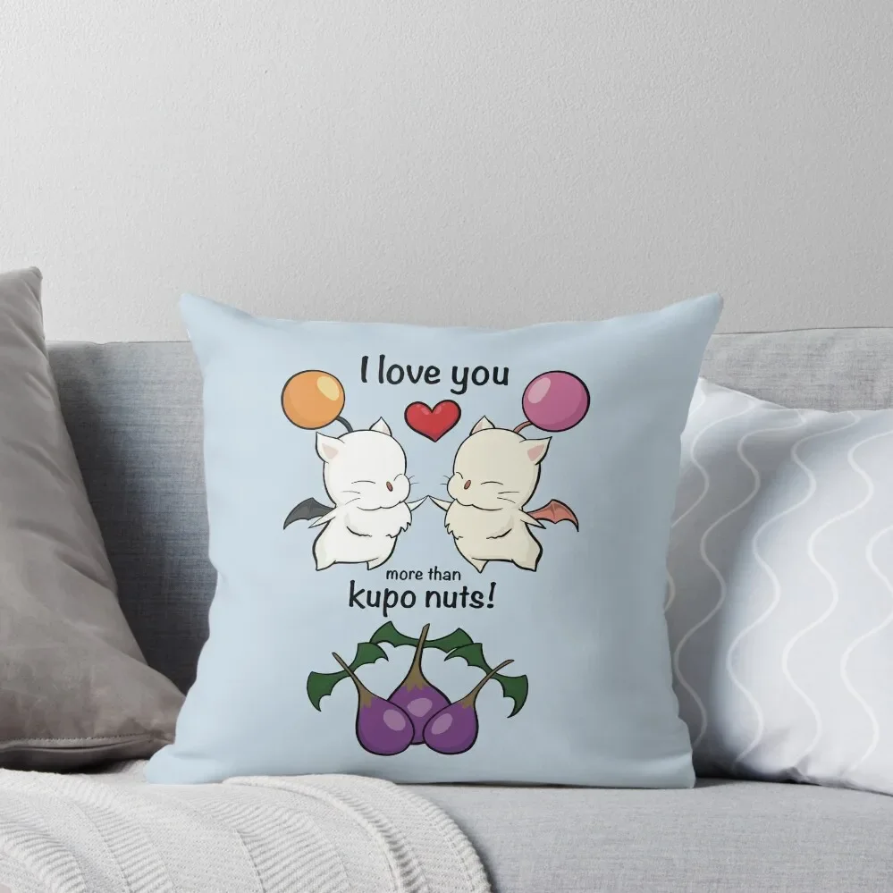 

I love you more than kupo nuts Throw Pillow Christmas Pillow pillowcases for sofa cushions pillow