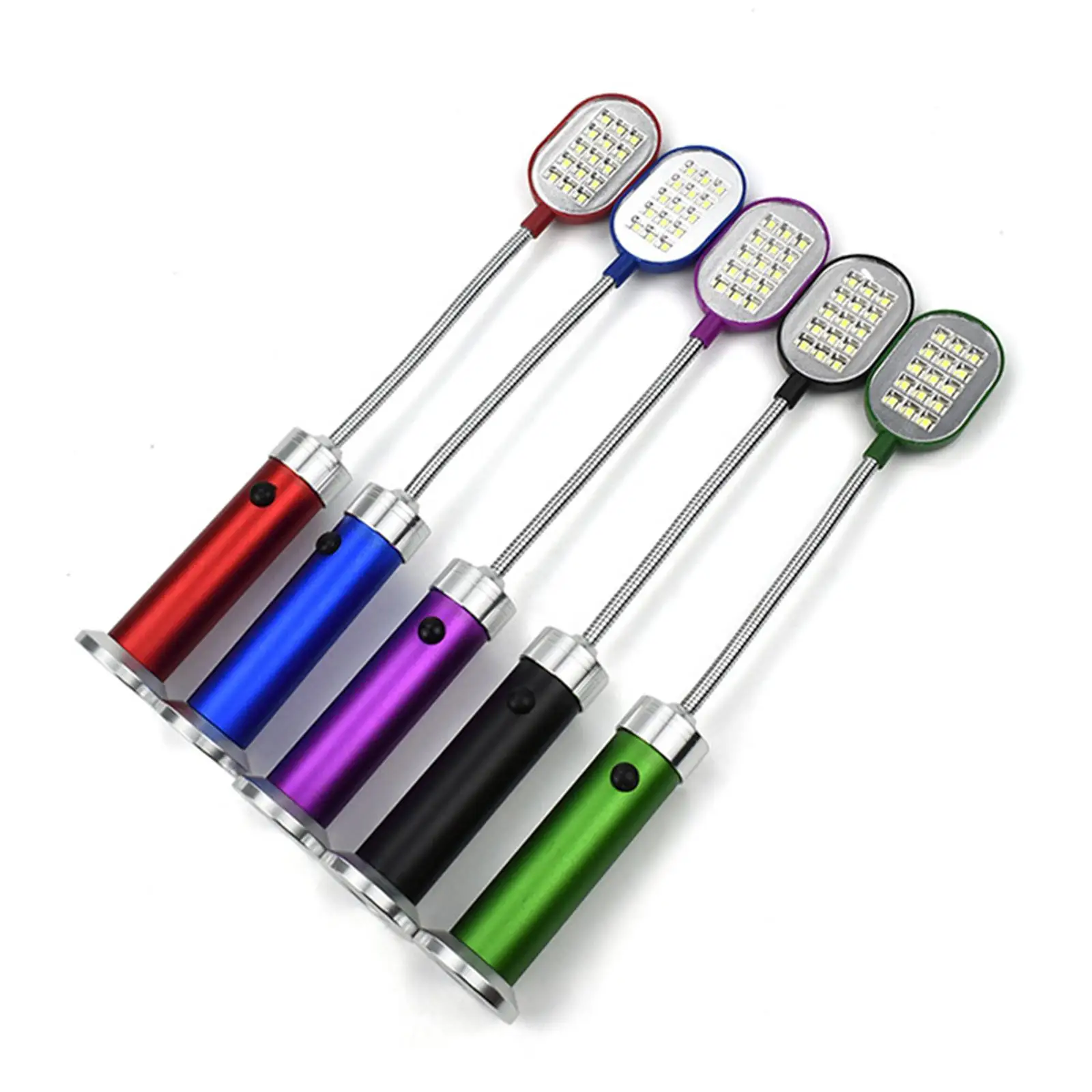 BBQ Grill Light Adjustable 360 Degree Aluminum Night Lamp Grilling Accessory for Outdoor Barbecue Set