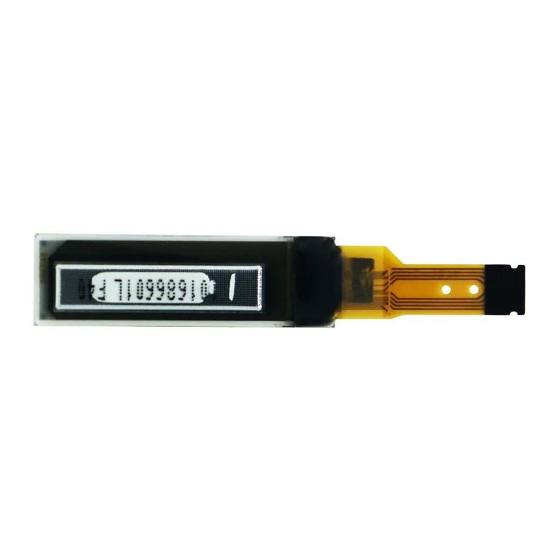 Módulo de pantalla OLED SSD1315 de 0,69 pulgadas, pantalla monocromática blanca de 96x16, interfaz I2C, cabezal de 8 pines, módulo de pantalla LCD pequeño