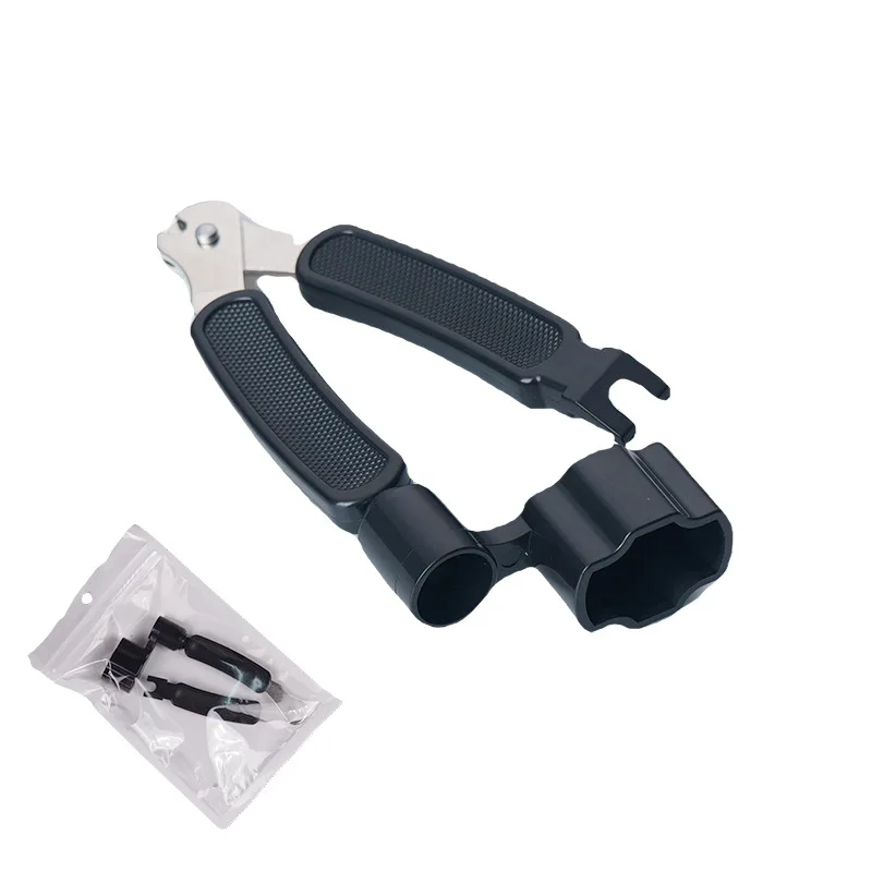 Three-in-One Guitar String Cutter Wire Cutter String Tightener for Easy String Replacement Guitar Parts & Accessories
