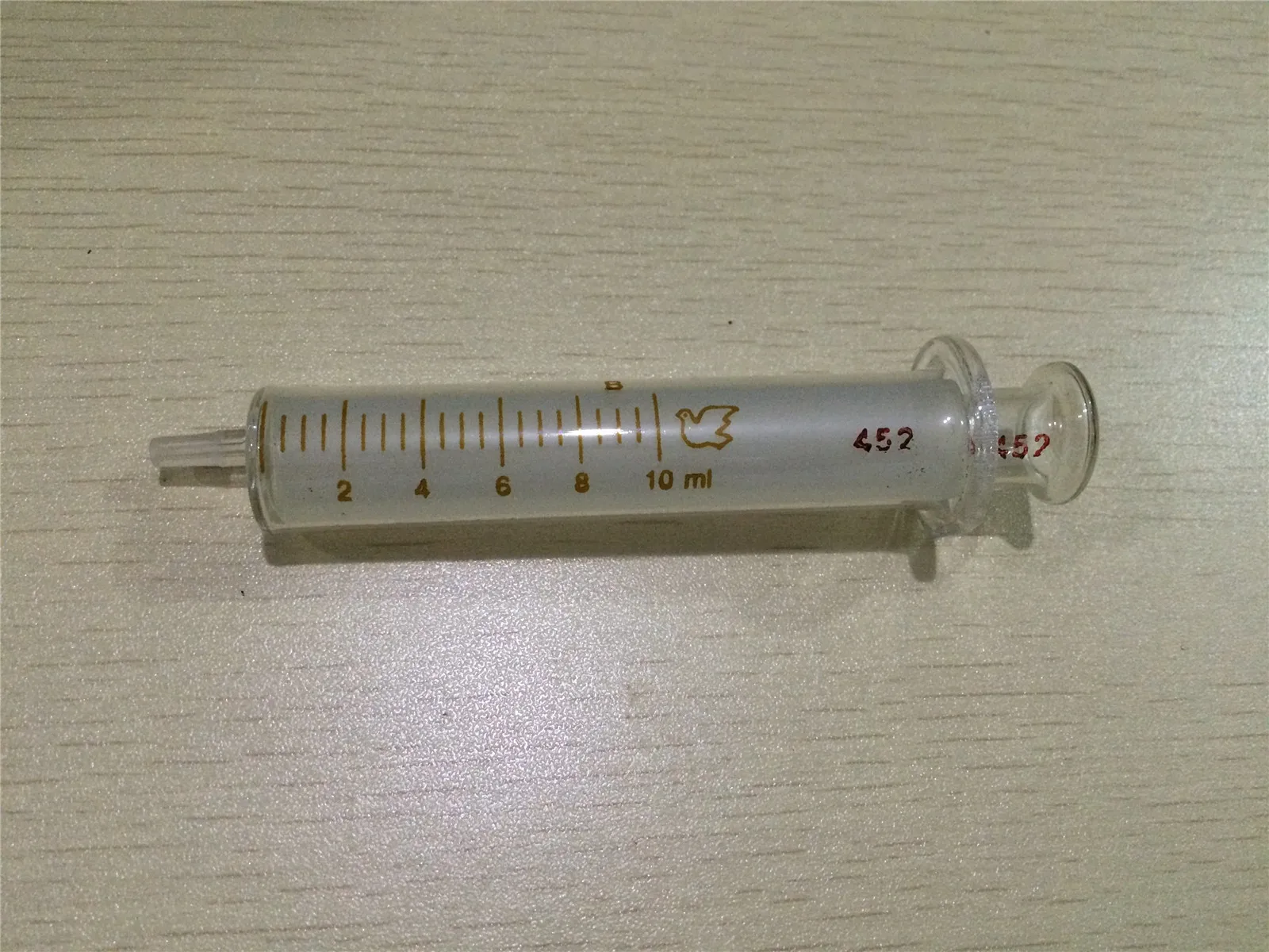 2pcs 1ml 2ml 5ml 10ml Glass Syringe Standard Tip Injector Lab Glassware Recycling Sampler