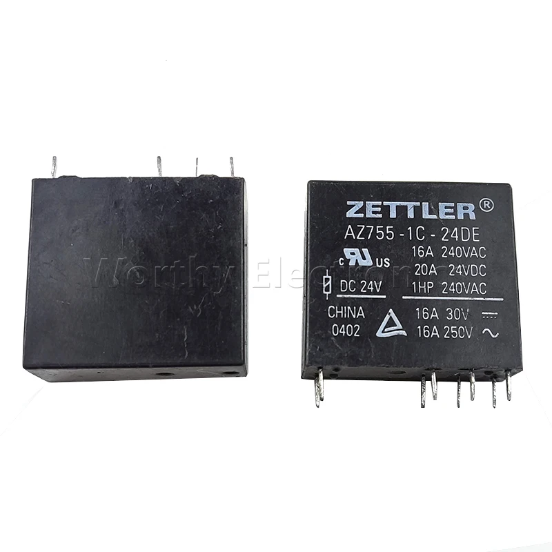 Free Shipping Wholesale 10pcs/lot Relay AZ755-1C-24DE AZ755-1C-24DA 8PIN 16A