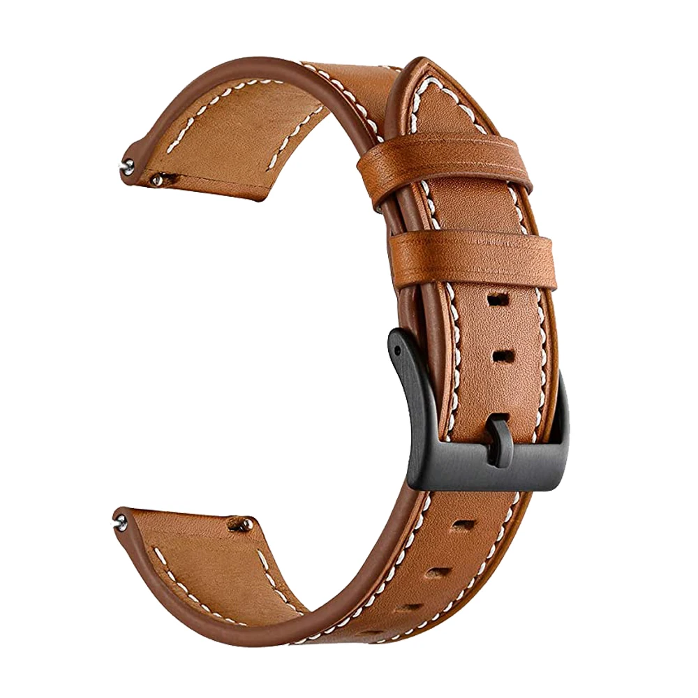 22mm Leather Watch Strap For Xiaomi Mi Watch S1 Active Bracelet Band For Xiaomi Watch 2 Pro Color 2 S2 S3 Replacement Wriststrap