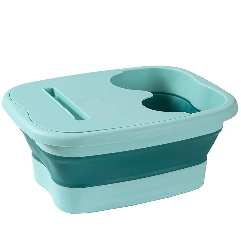 Portable Foldable Foot Bath Tub with Massage Nodes Lightweight Soaking Basin Home Spa Sauna Bucket for Foot Relaxation & Pedicur - view 5
