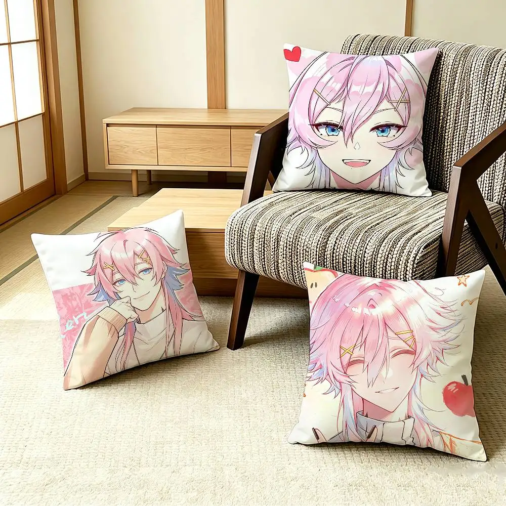 IndieOtomeVN-14DWY 14 Days With You Ren   Pillow Case Pattern Printed Pillowcase For Living Room Sofa Cushion Cover