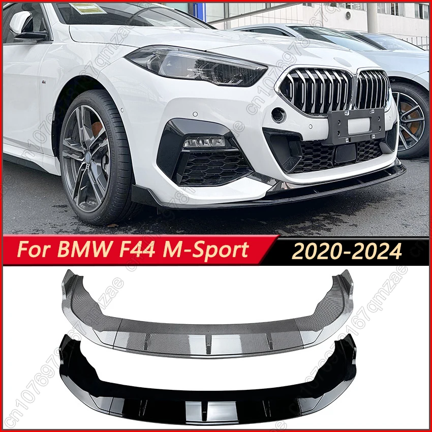 

Для BMW 2 серии F44 218i 220i M235i 216d 218d 220d Gran Coupe M-Sport 2020-2023: Комплект сплиттера-диффузора переднего бампера (спойлер)