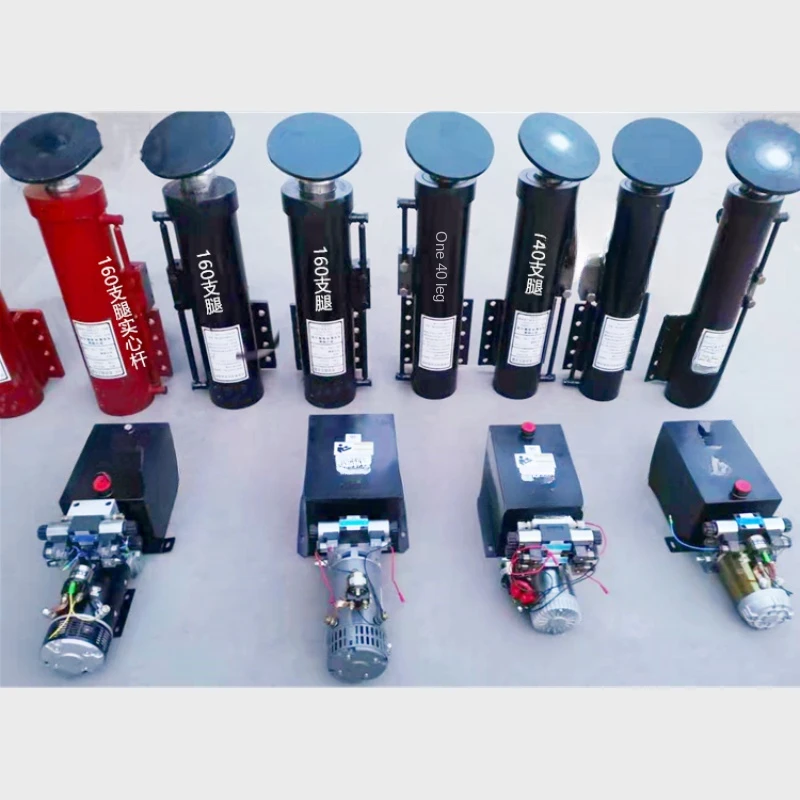 Trailer semi-trailer electric hydraulic outriggers legs hydraulic cylinder jack electric outriggers accessories factory